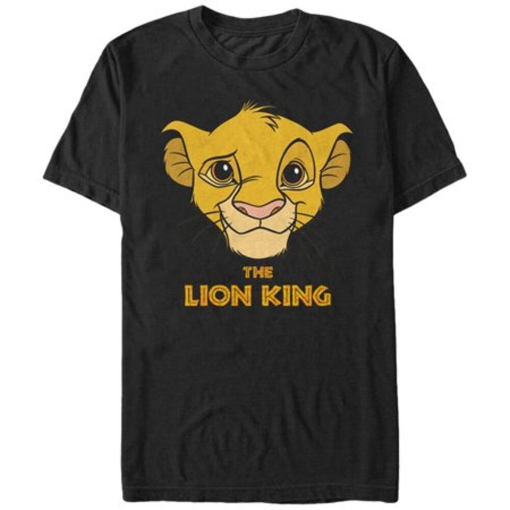 Fifth Sun Men's Lion King Short Sleeves T-shirt - Black XL